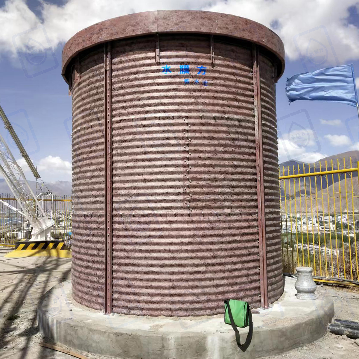 水膜方裝配式蓄水池：智能化升級引領生態融合新紀元